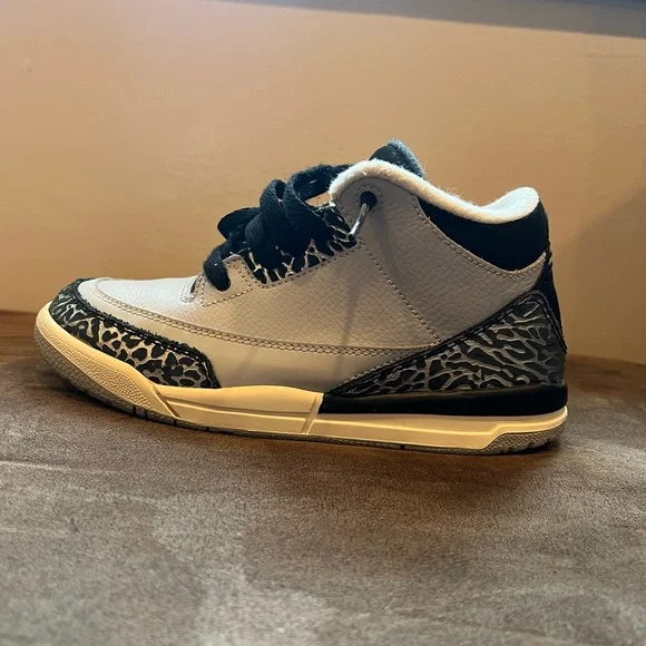 Air Jordan 3 Retro Wolf Grey 2014 Size 3y Kids - Picture 3 of 8